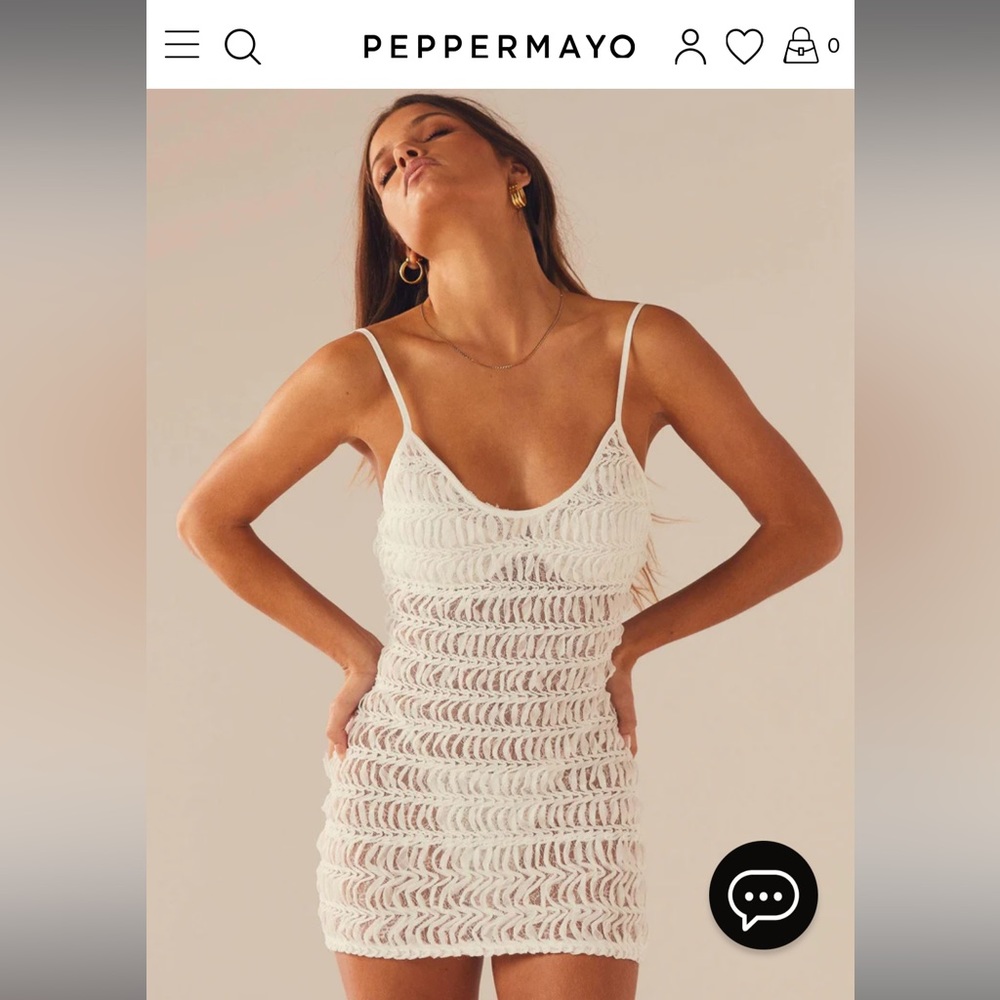Peppermayo Night Drive Mini Dress